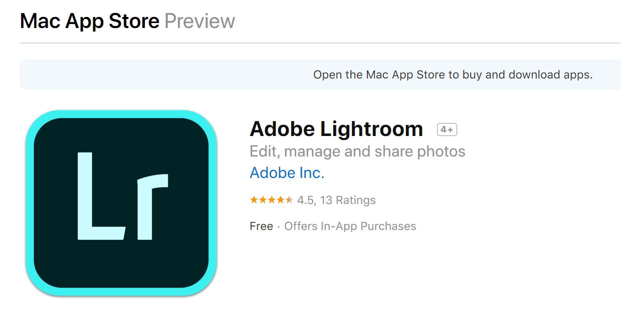 download lightroom 4 for mac