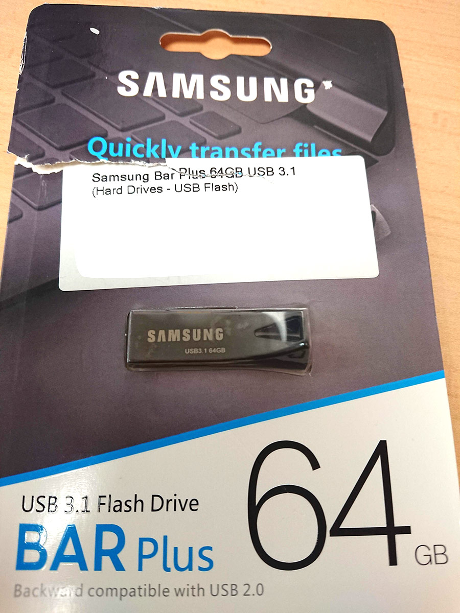 Samsung Bar plus usb drive