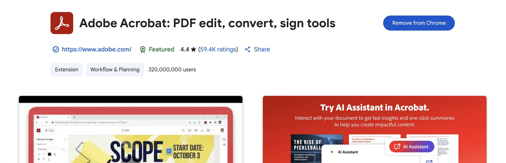 Adobe Acrobat extension
